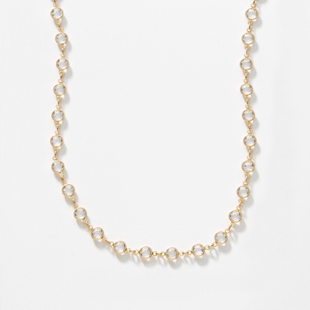 Touchstone Crystal Necklace 36 inch  Chanelle  by Swarovski with box